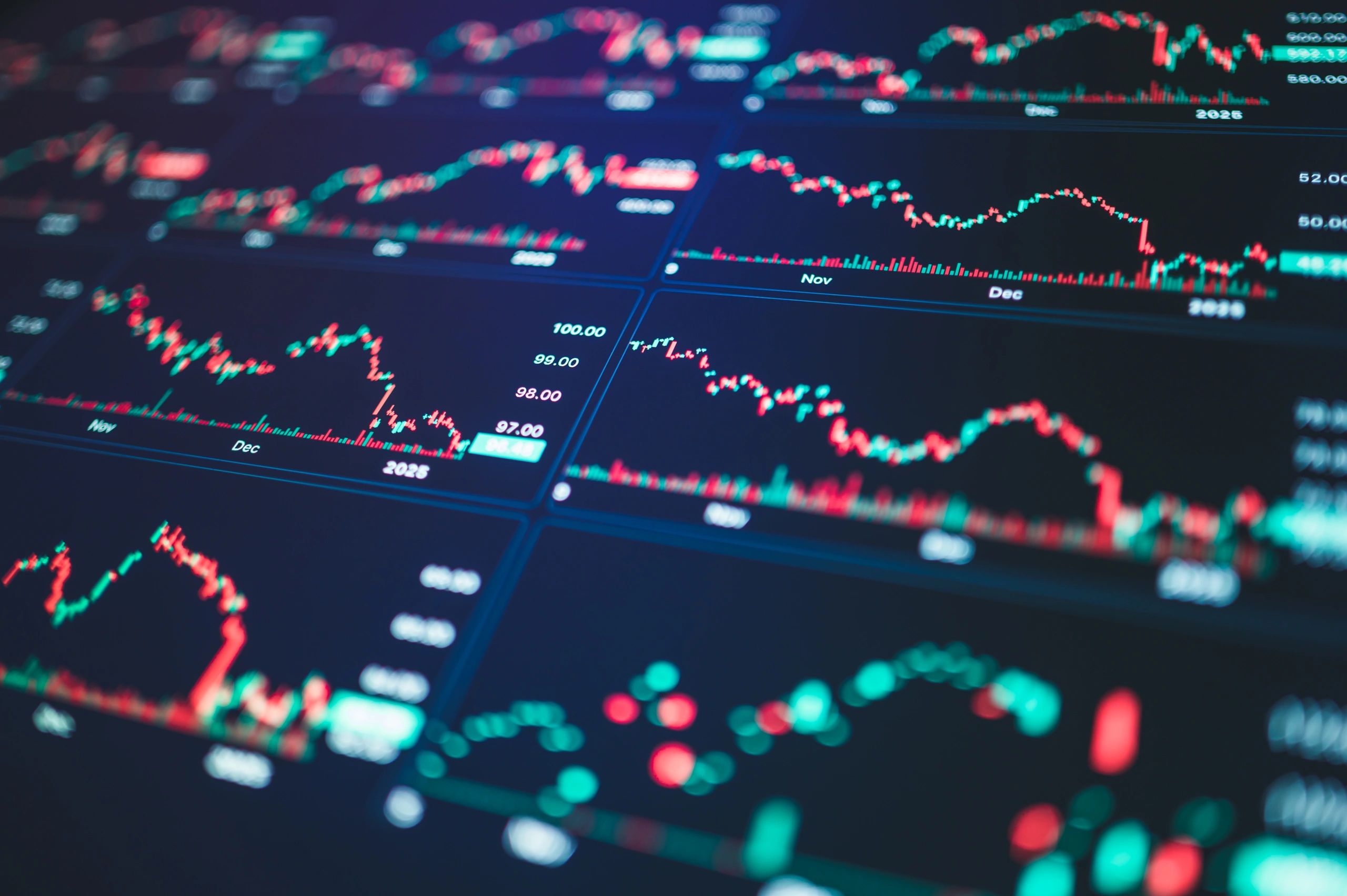 Digital analytics dashboard showing performance trends and search growth